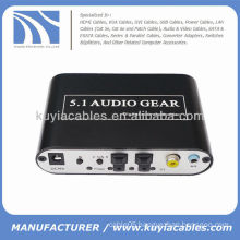 5.1 Channel AC-3/DTS Digital Audio Converter Stereo Sound Audio Decoder